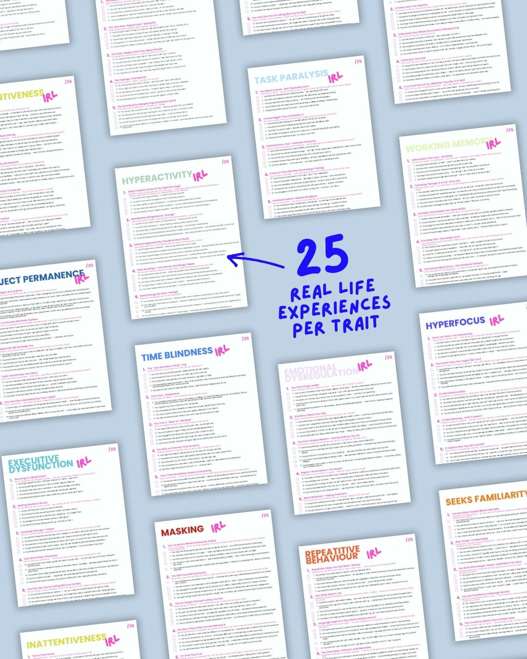 550 ADHD + Autism Real-Life Experiences - E-Book