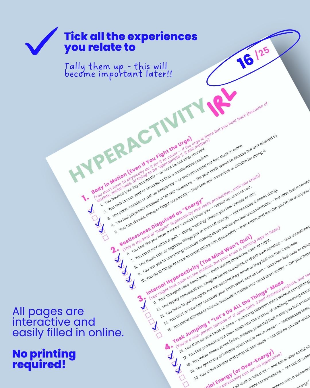550 ADHD + Autism Real-Life Experiences - E-Book