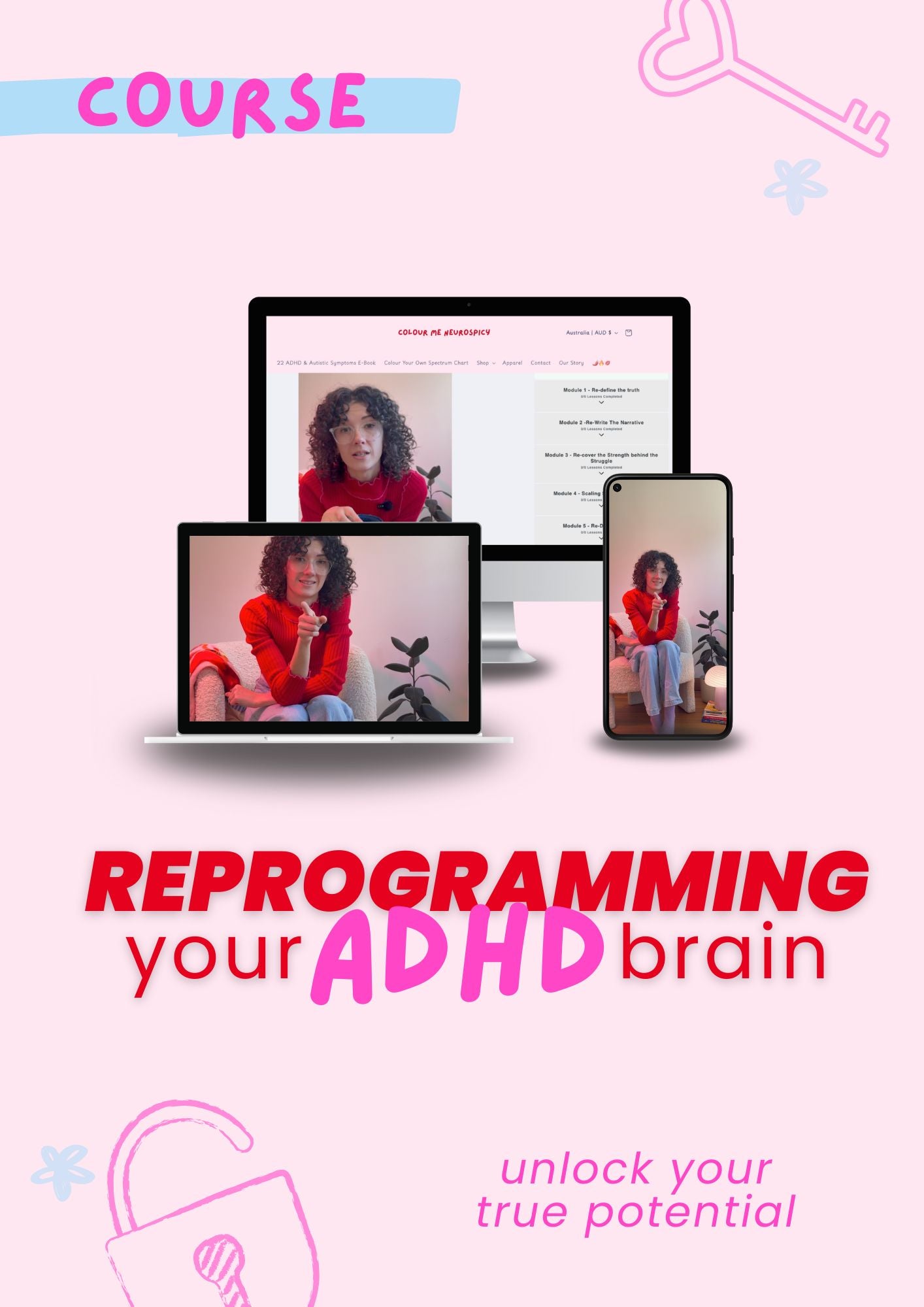 Reprogram Your ADHD Brain - Course
