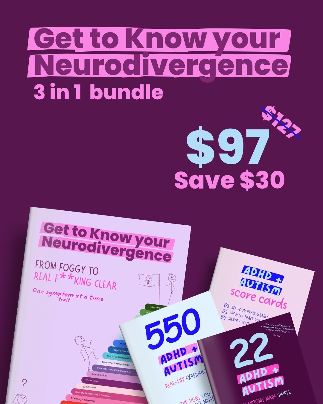 ADHD + Autism In Real Life - BUNDLE