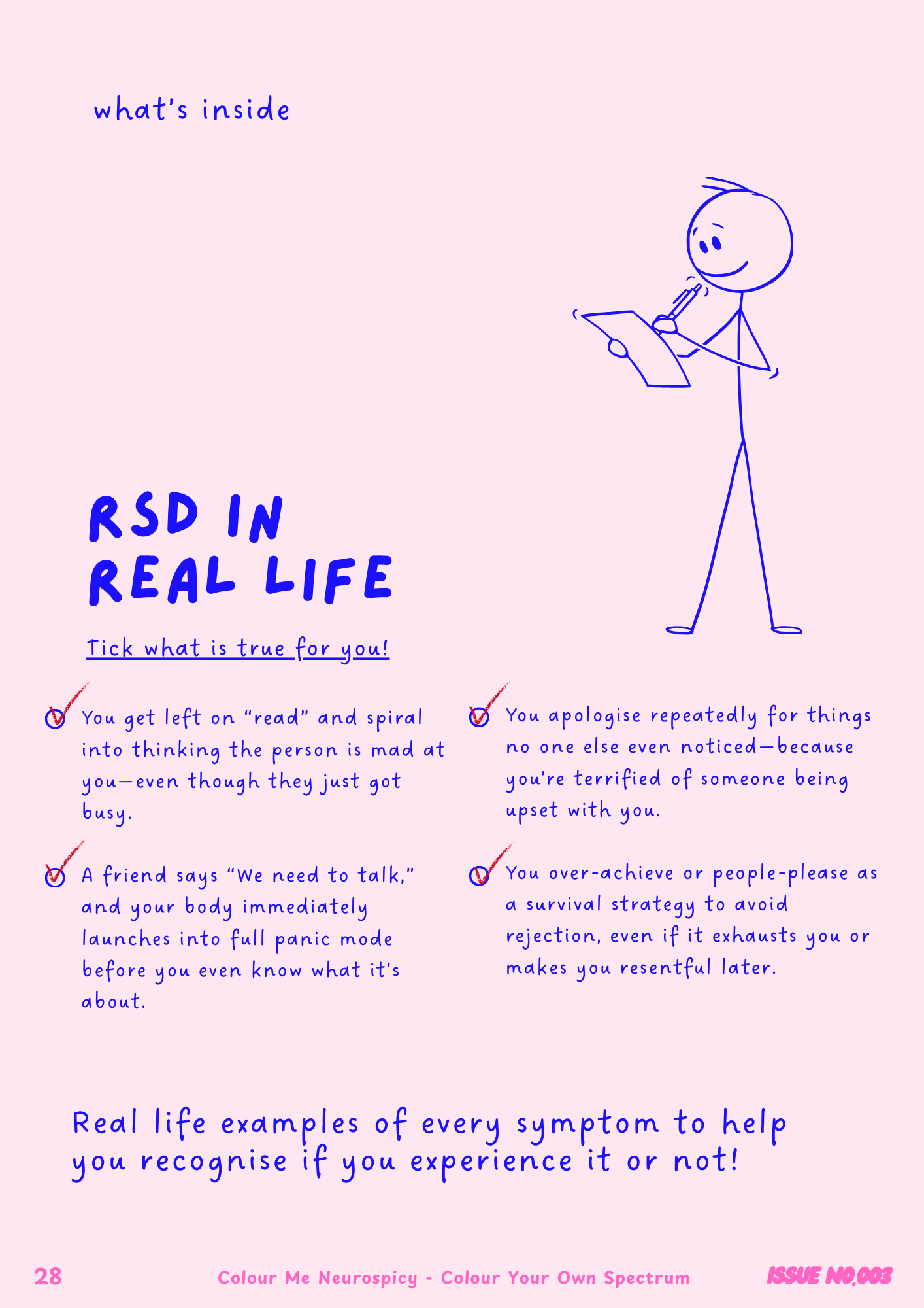 Pre-Diagnosis Workbook - Printable