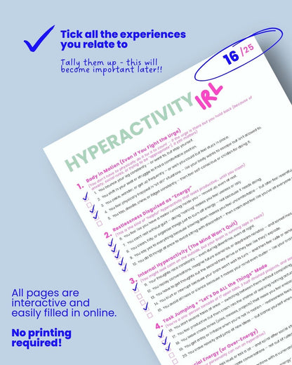 550 ADHD + Autism Real-Life Experiences - E-Book
