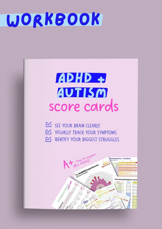 ADHD + Autism Score Card Pack