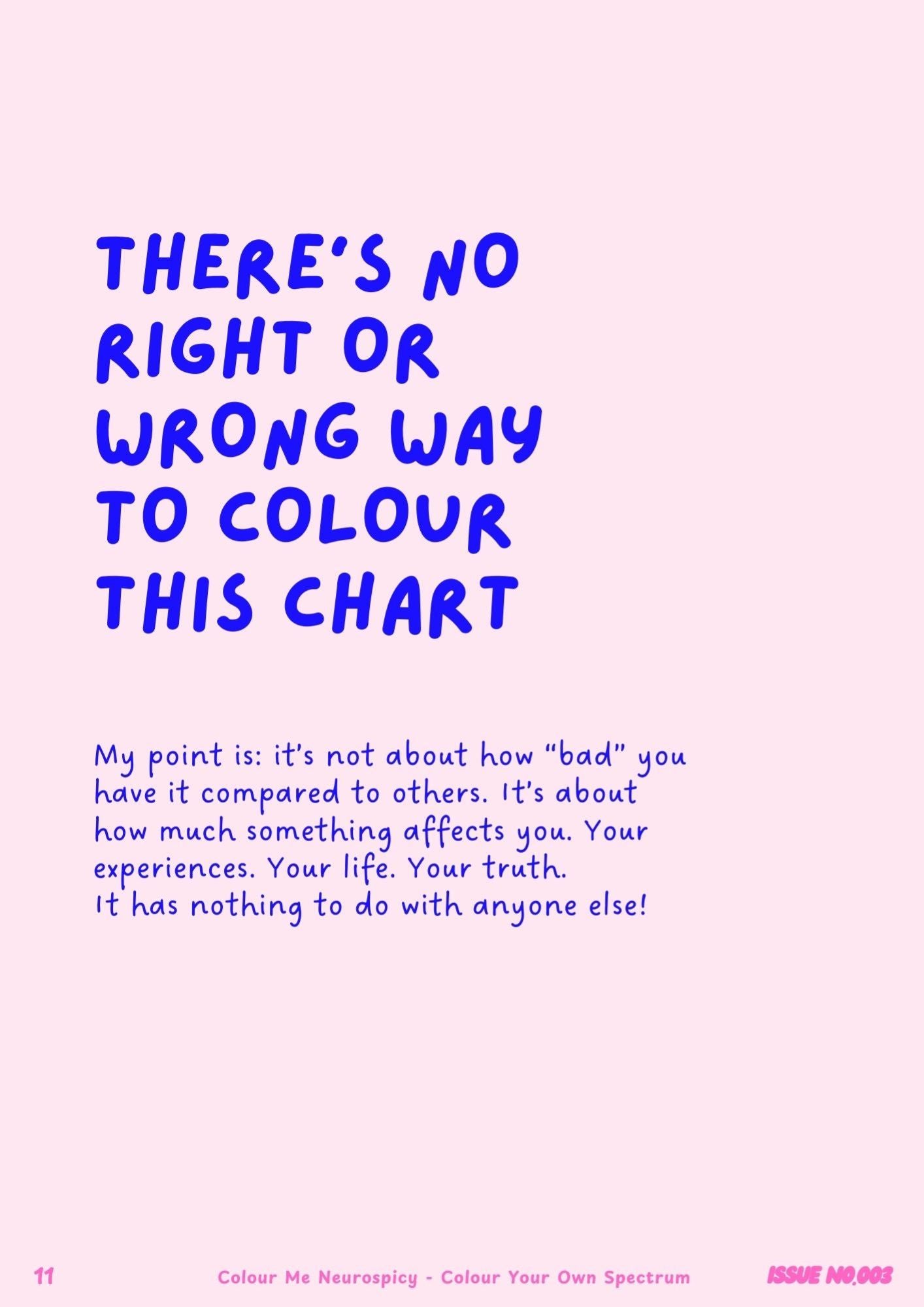 Colour Your Own Spectrum Chart - Printable