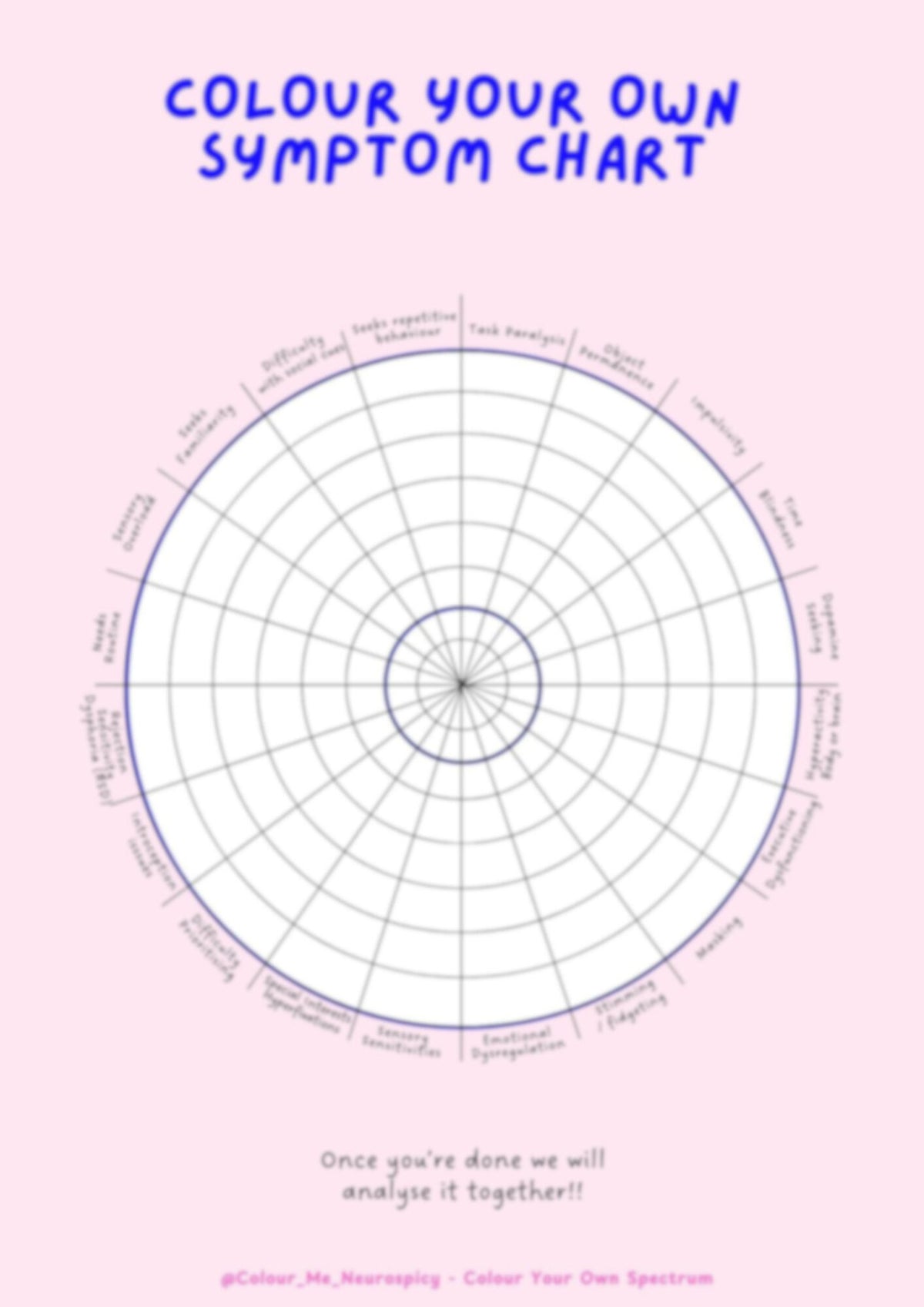 Colour Your Own Spectrum Chart - Printable – Colour Me Neurospicy